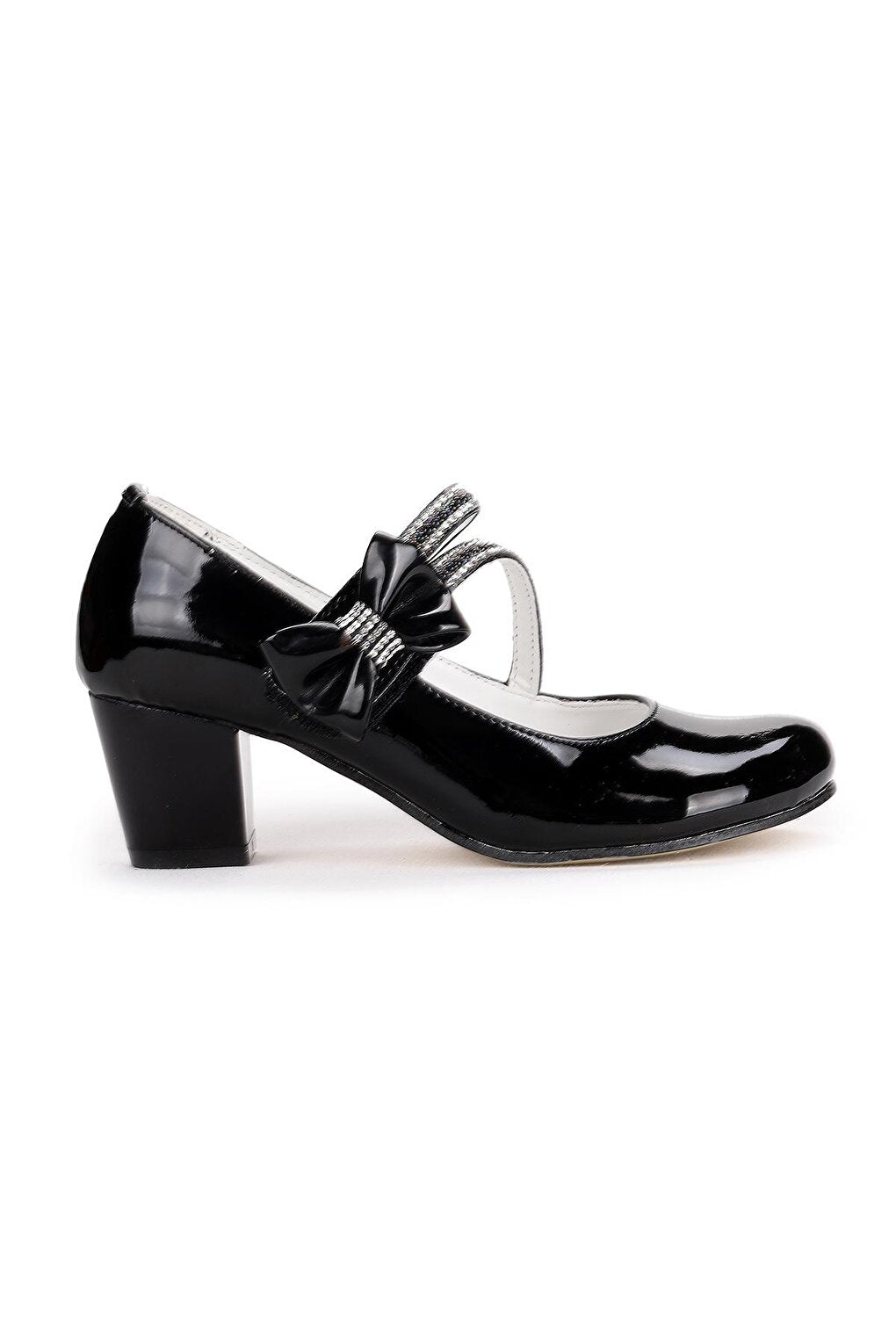 750 Patent Leather Daily Girl's 4 Cm Heel Ballerina Shoes