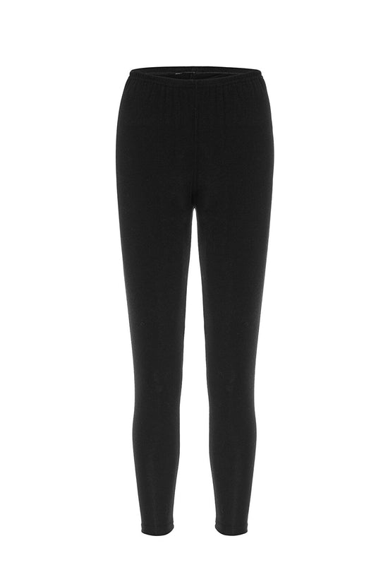 Women's Thermal Long Bottom Underwear Black 7290