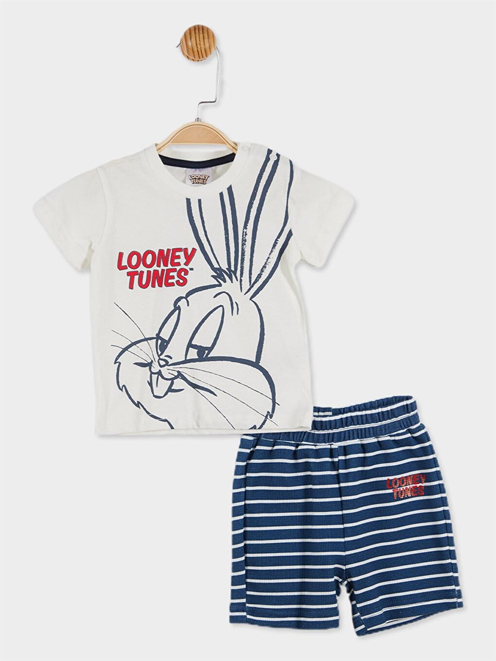 Looney Tunes Licensed Baby Boy T-Shirt and Shorts 2-Piece Set 20947