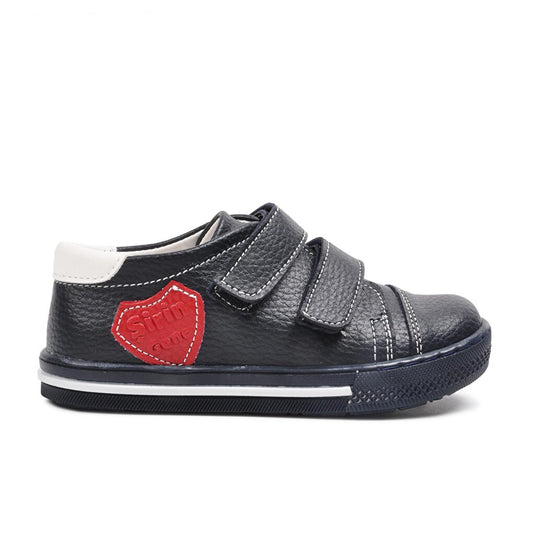 22021-P Navy Blue-Red Boy's Casual Shoes