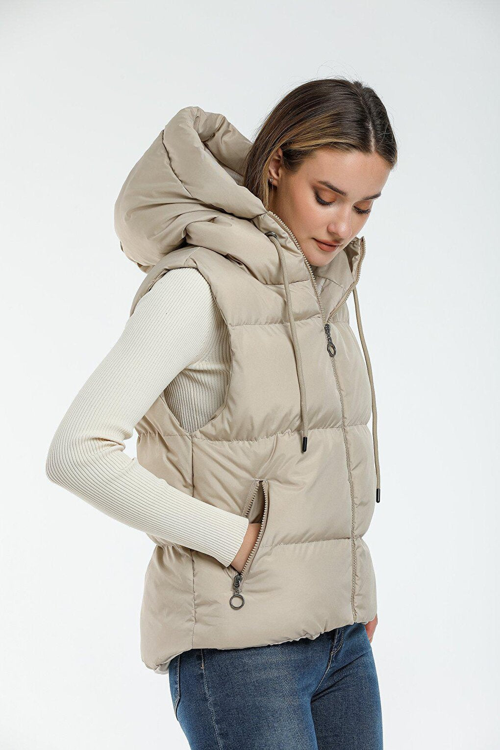 Hooded Puffer Vest AC-K59075WYZ