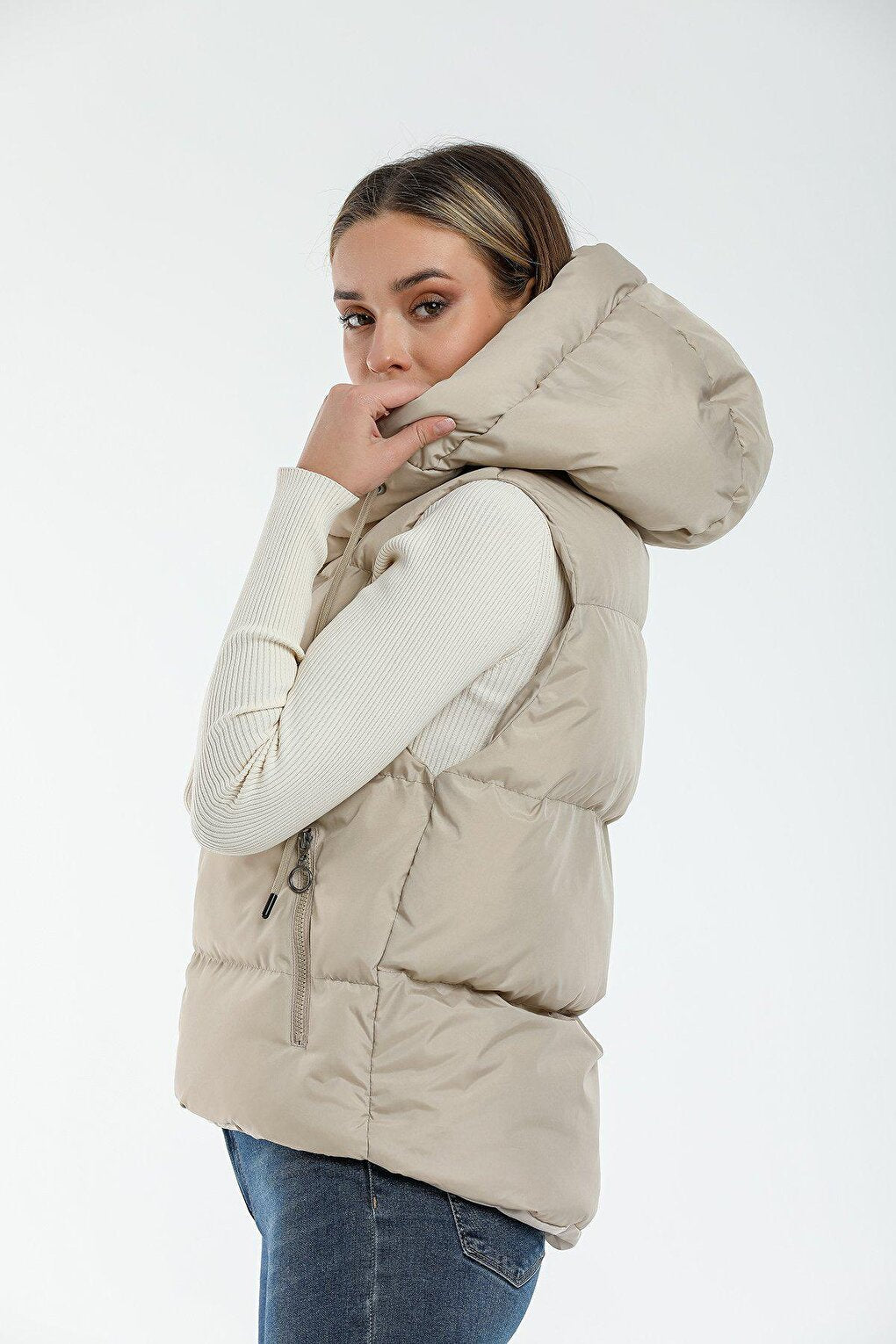 Hooded Puffer Vest AC-K59075WYZ