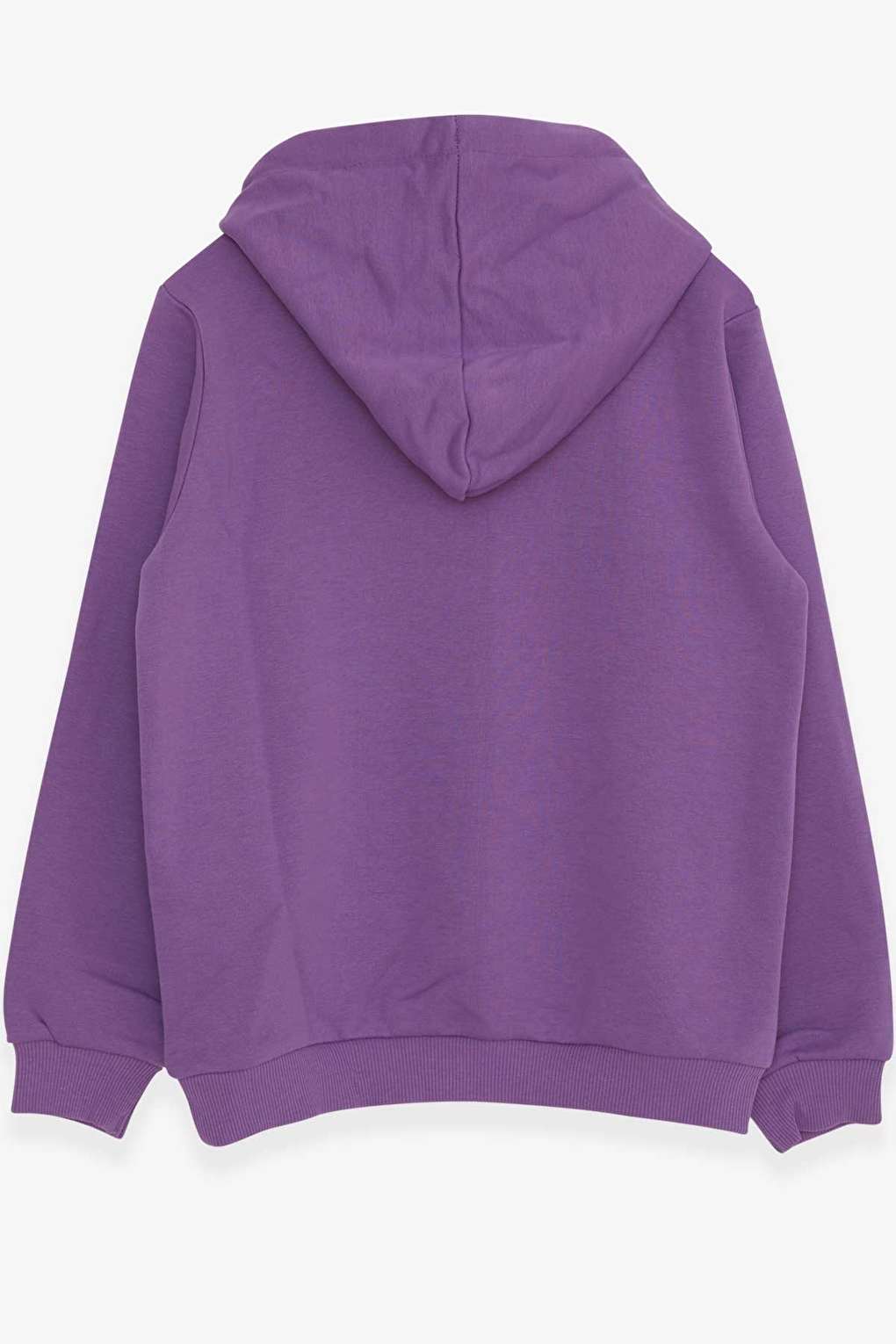 Girl's Sweatshirt Butterfly Printed Purple (Age 7-10)