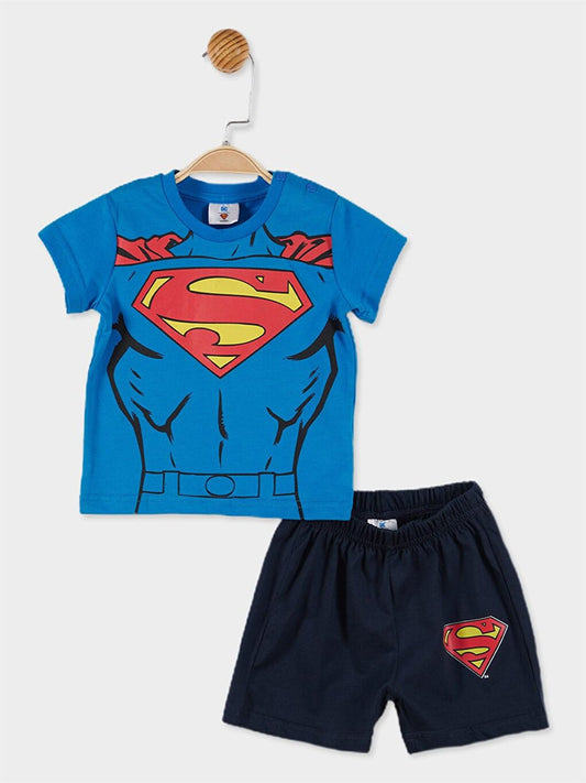 Superman Licensed Baby Boy T-Shirt and Shorts 2-Piece Set 20858