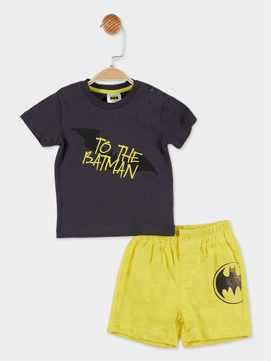 Batman Licensed Baby Boy T-Shirt and Shorts 2-Piece Set 20937