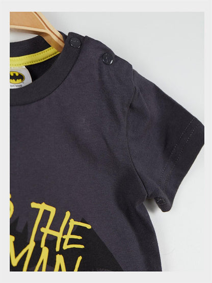 Batman Licensed Baby Boy T-Shirt and Shorts 2-Piece Set 20937