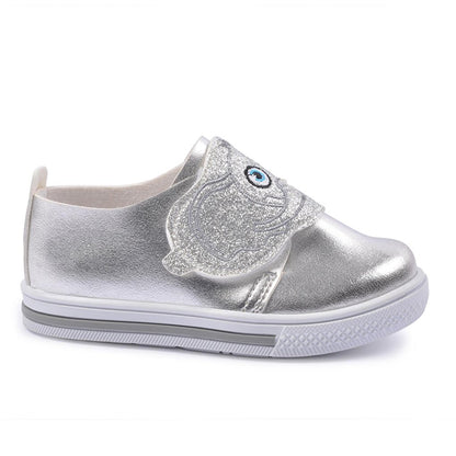 21K03 Silver-White Children's Casual Shoes