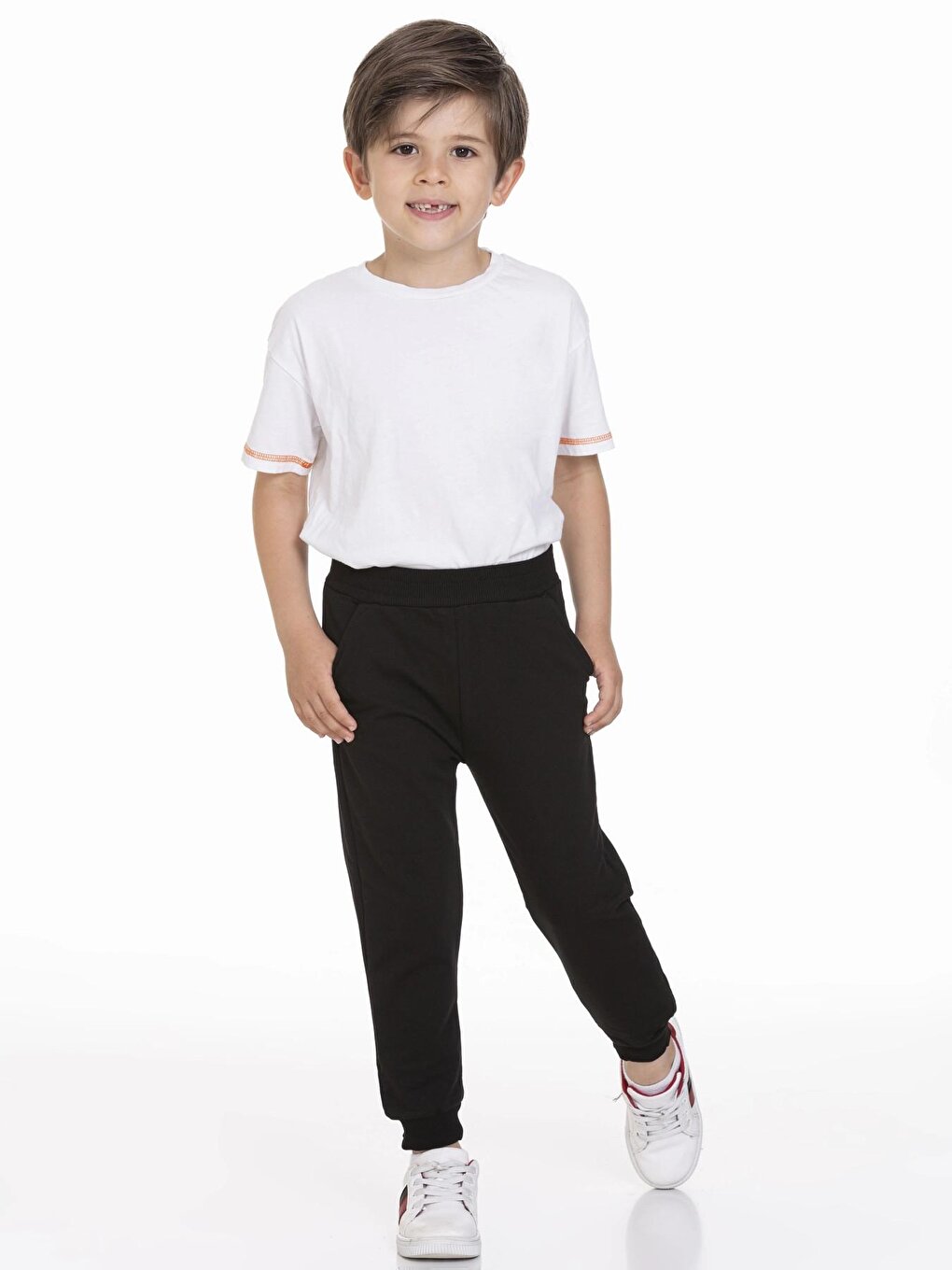 Baby Boy Jogger Sweatpants with Elastic Waist 50707