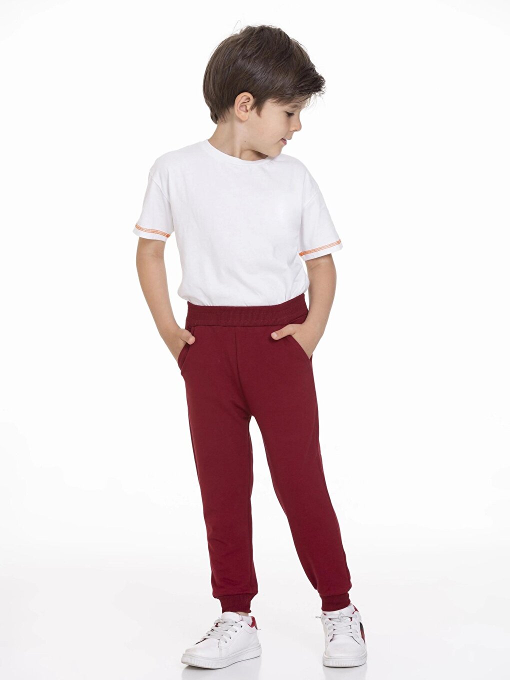 Baby Boy Jogger Sweatpants with Elastic Waist 50707