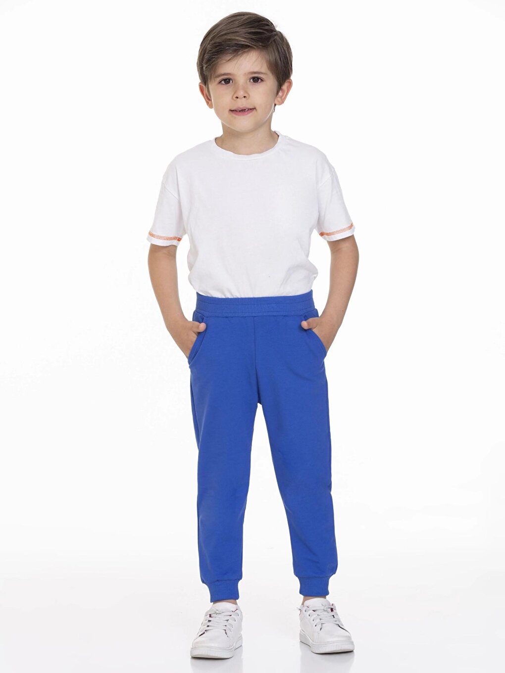 Baby Boy Jogger Sweatpants with Elastic Waist 50707