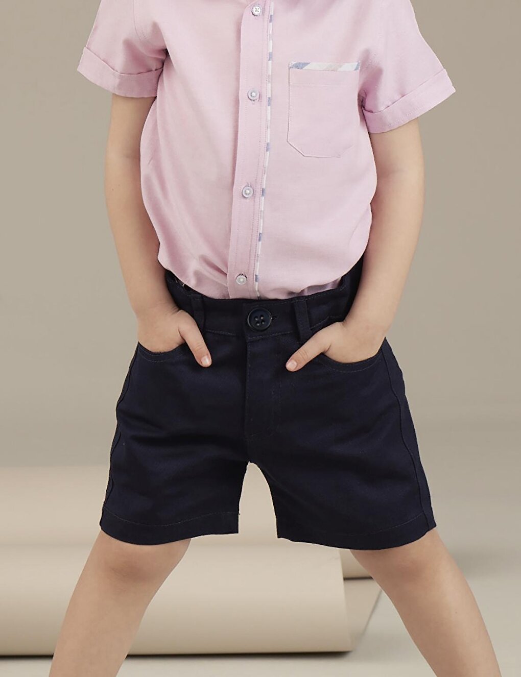 Laci Gabardine Boy Shorts