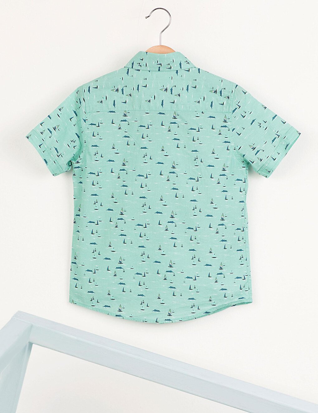 Sailing Turquoise Boy's Shirt