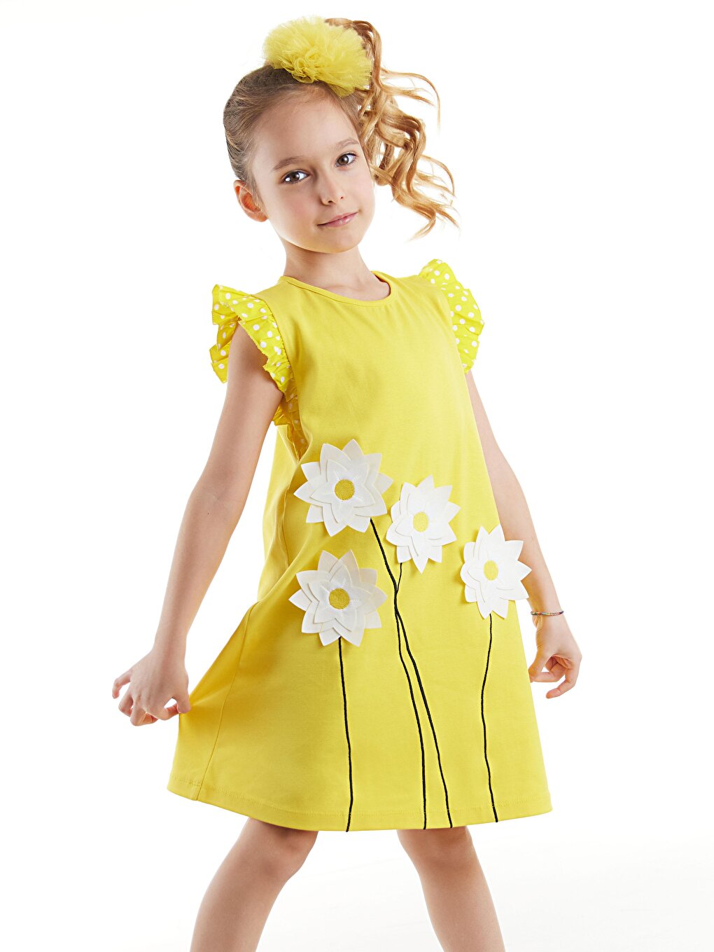 Yellow Daisy Girl's Dress