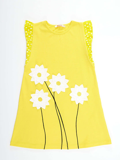 Yellow Daisy Girl's Dress