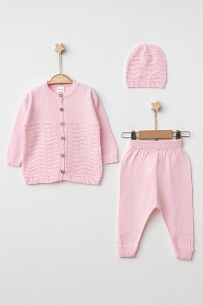 Knitwear Wavy Girls Suit 4032