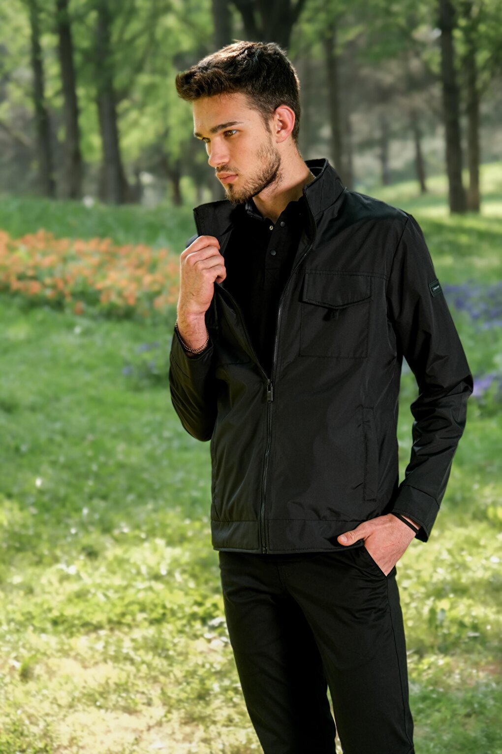 Raincoat/Seasonal Jacket with Chest Cover PLDP 2949