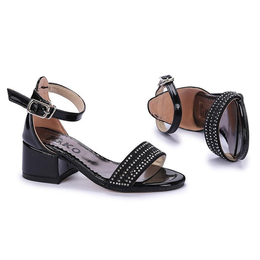 Daily Girl's 4 Cm Heel Sandals 761 Patent Leather