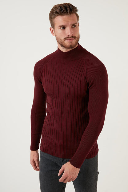 Cotton Slim Fit Half Turtleneck Sweater 6353461