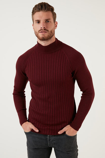 Cotton Slim Fit Half Turtleneck Sweater 6353461