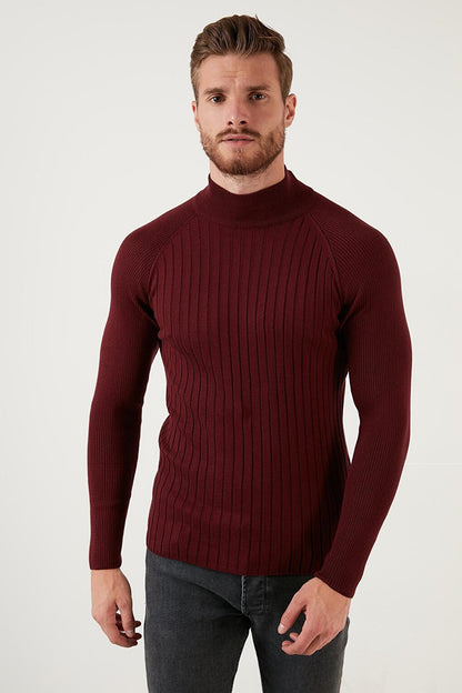 Cotton Slim Fit Half Turtleneck Sweater 6353461