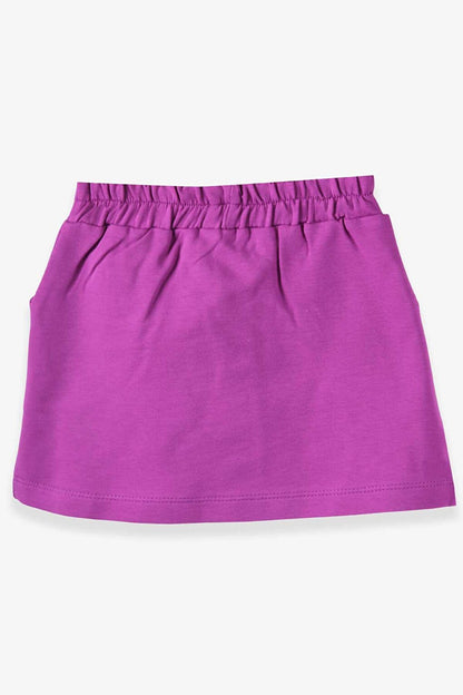 Girl's Skirt Purple with Bow (Age 6-12)