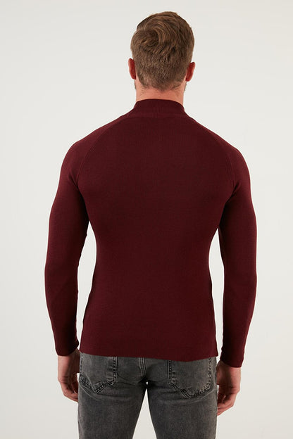 Slim Fit Turtleneck Cotton Knitwear Sweater 6353460