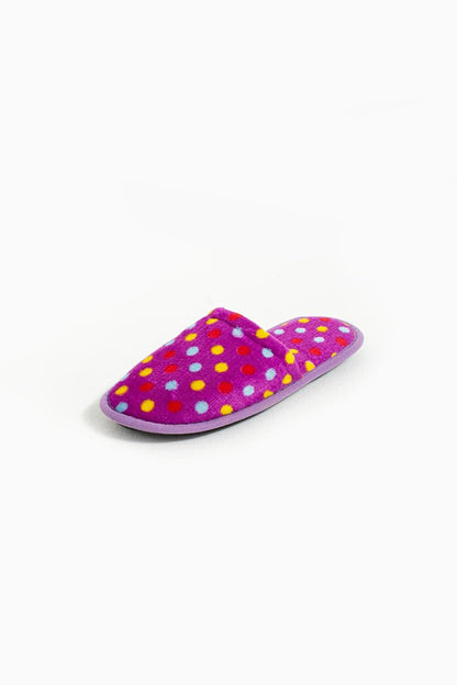 Warm Lining Polka Dot Comfortable Mold Women's Home Slippers BNK355