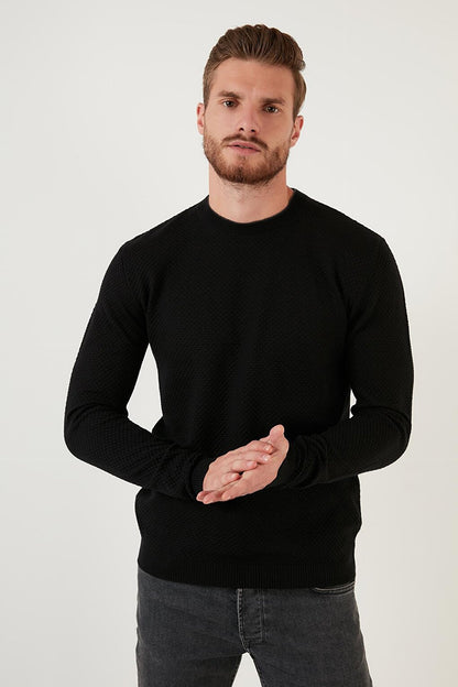 Cotton Slim Fit Crew Neck Sweater 6353401