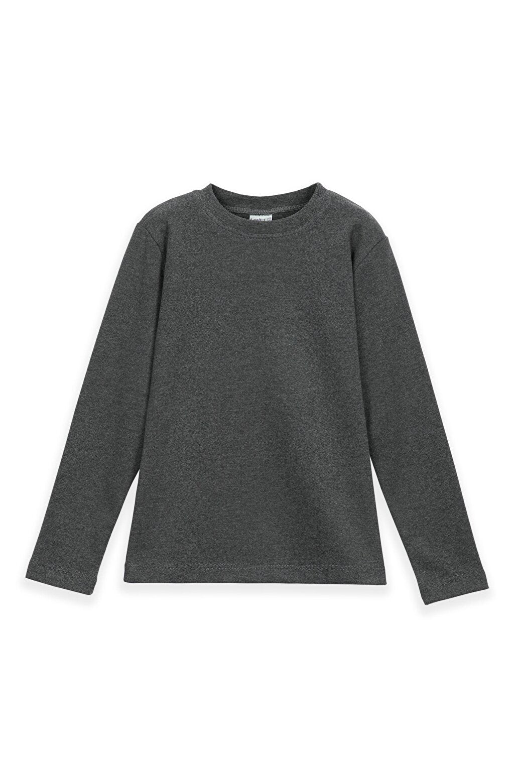 Gray 5 Girls Interlock Crew Neck Long Sleeve T-Shirt