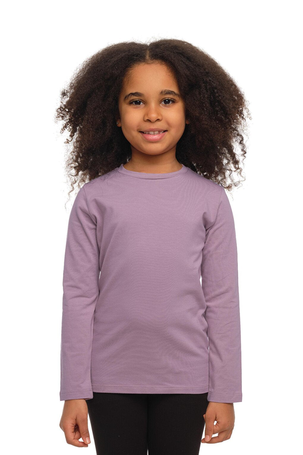 Dusty Rose Unisex Crew Neck Long Sleeve T-Shirt