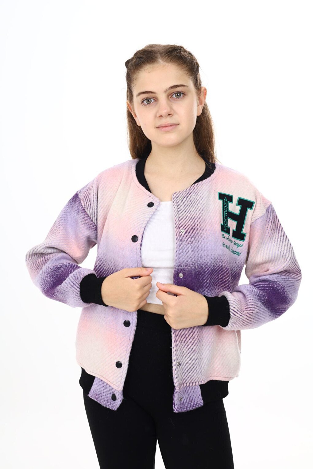 Girl's College Style Stash Jacket 7 -13 Years Lx286