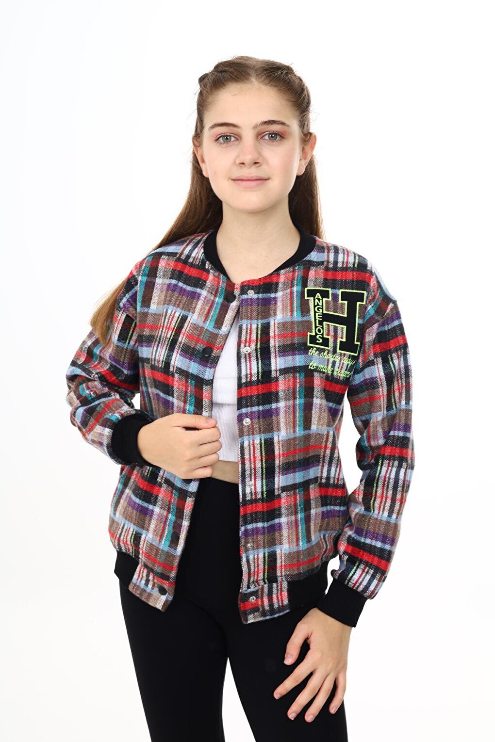 Girl's College Style Stash Jacket 7 -13 Years Lx286