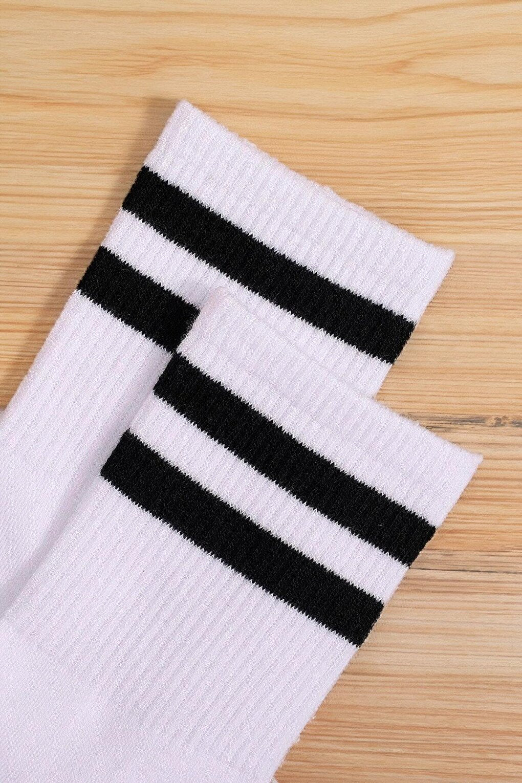 Striped Tennis Socks College Socks Unisex 2 Pieces