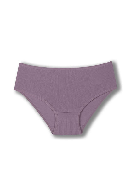 Cotton Ribbed High Waist Plus Size Women's Panties 2-pack