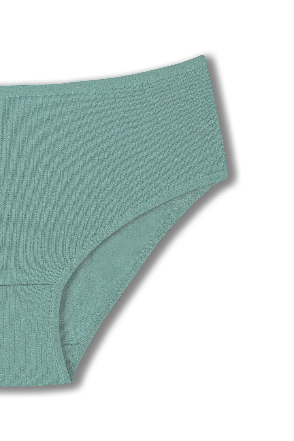 Cotton Ribbed High Waist Plus Size Women's Panties 2-pack