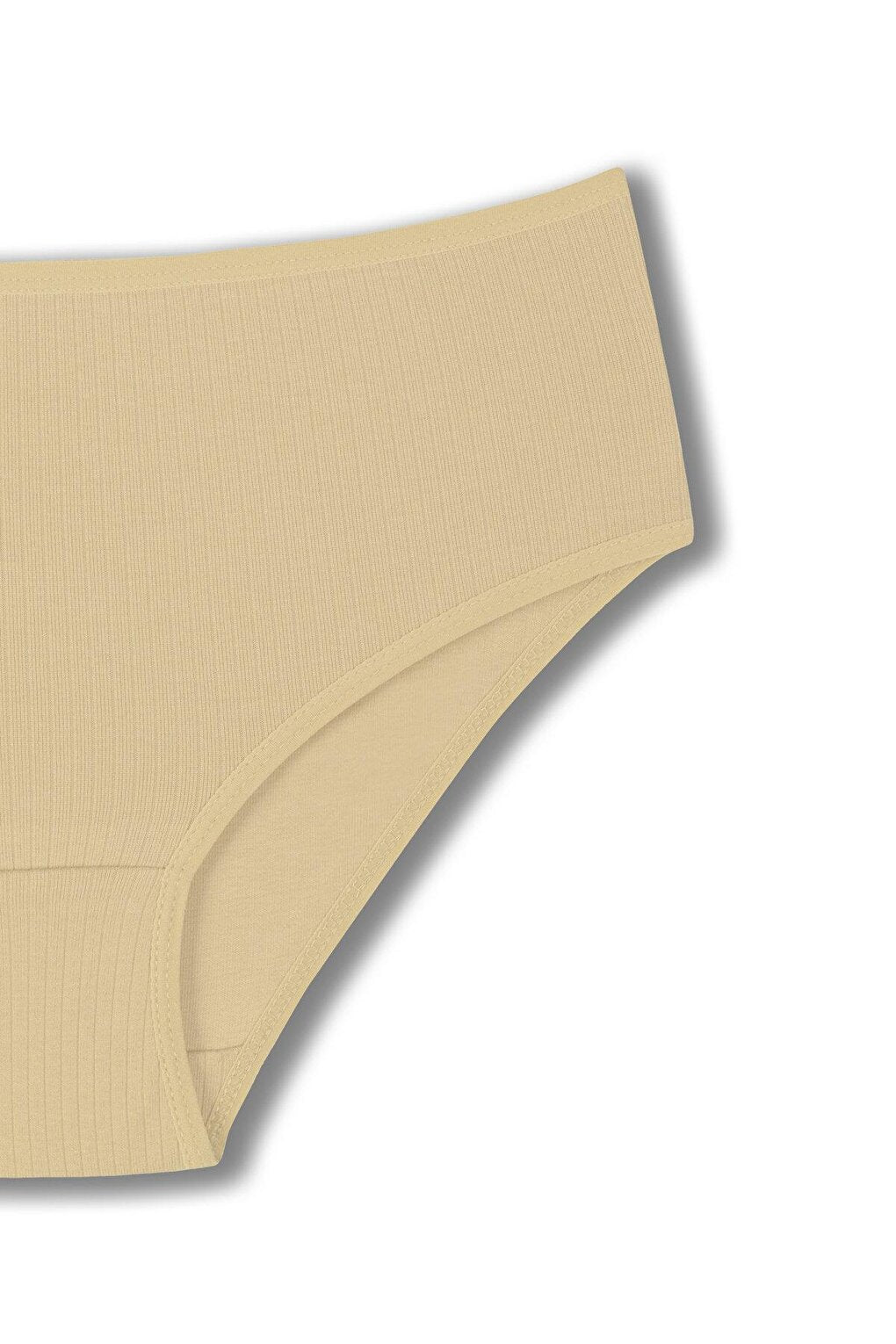 Cotton Ribbed High Waist Plus Size Women's Panties 2-pack