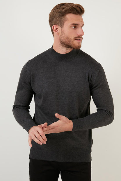 Wool Slim Fit Half Turtleneck Sweater 518BALIKCI