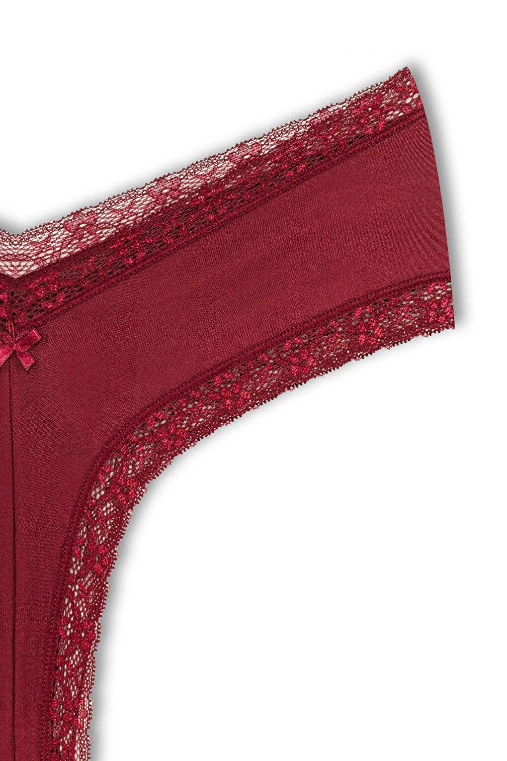 Interlock Waist and Leg Lace High Waist Brazil Women's Panties