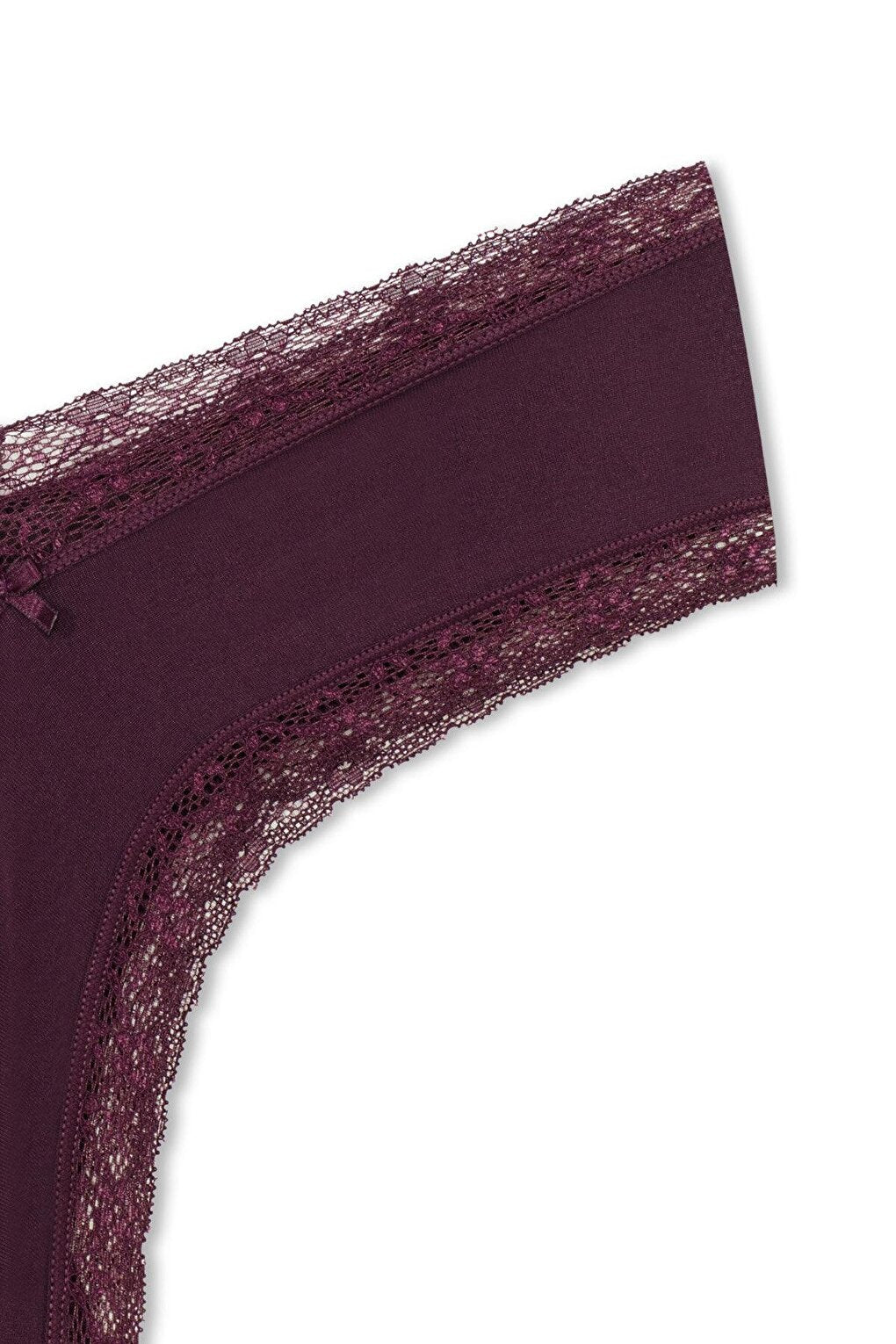 Interlock Waist and Leg Lace High Waist Brazil Women's Panties