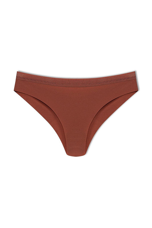 Interlock Laser Cut Honeycomb Rubber Brazil Women's Panties