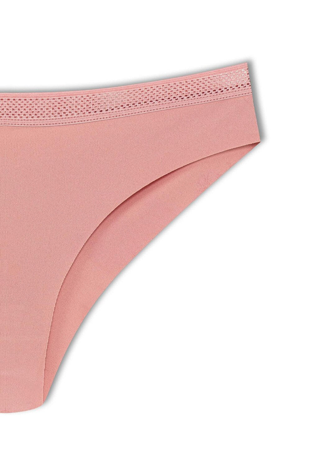 Interlock Laser Cut Honeycomb Rubber Brazil Women's Panties