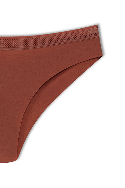 Interlock Laser Cut Honeycomb Rubber Brazil Women's Panties