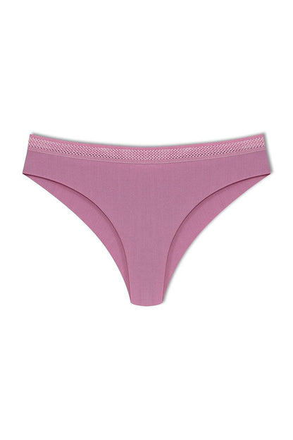 Interlock Laser Cut Honeycomb Rubber Brazil Women's Panties