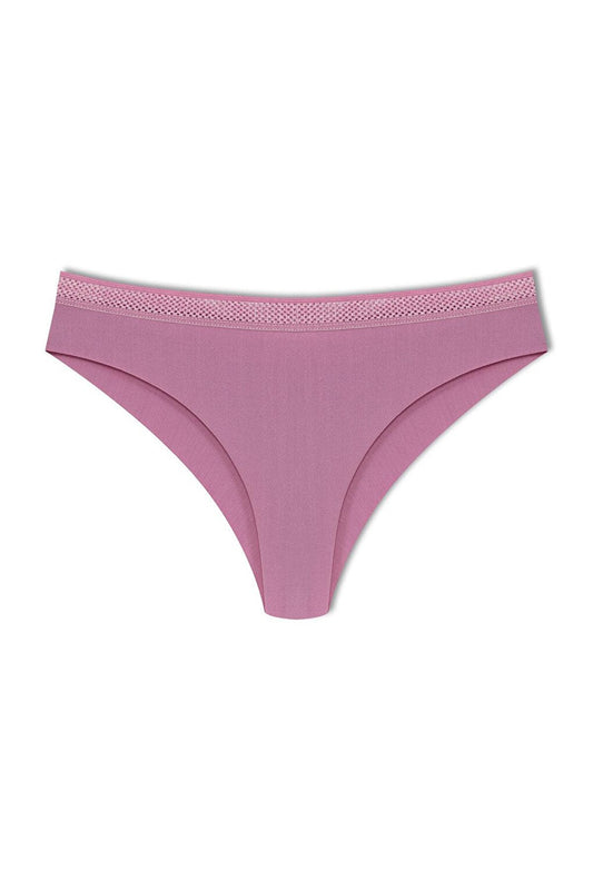 Interlock Laser Cut Honeycomb Rubber Brazil Women's Panties