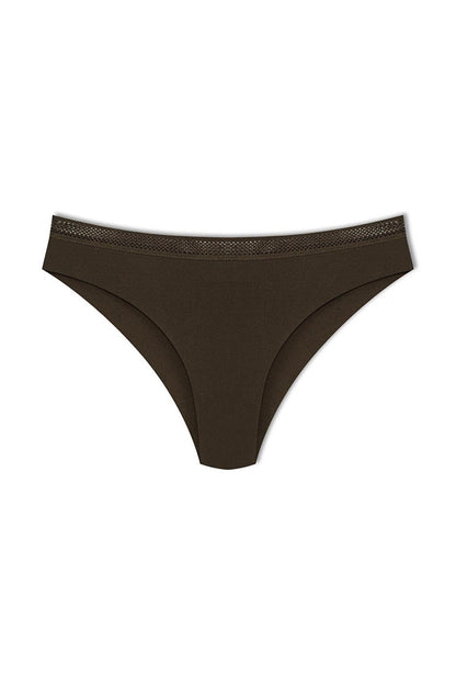 Interlock Laser Cut Honeycomb Rubber Brazil Women's Panties