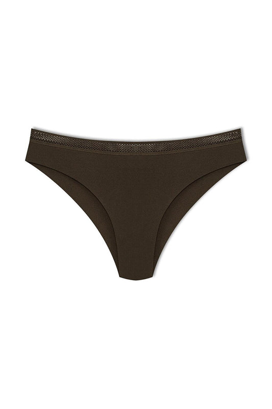 Interlock Laser Cut Honeycomb Rubber Brazil Women's Panties