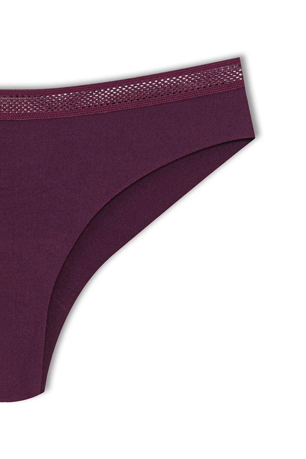 Interlock Laser Cut Honeycomb Rubber Brazil Women's Panties