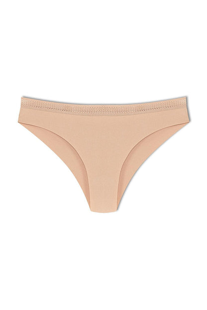 Interlock Laser Cut Honeycomb Rubber Brazil Women's Panties