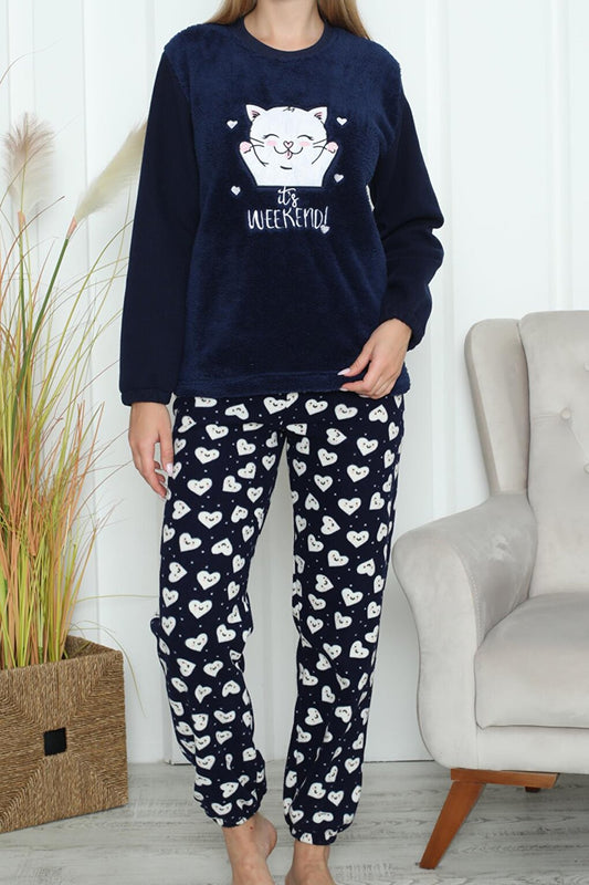 Women's Plush Pajama Set Welsoft