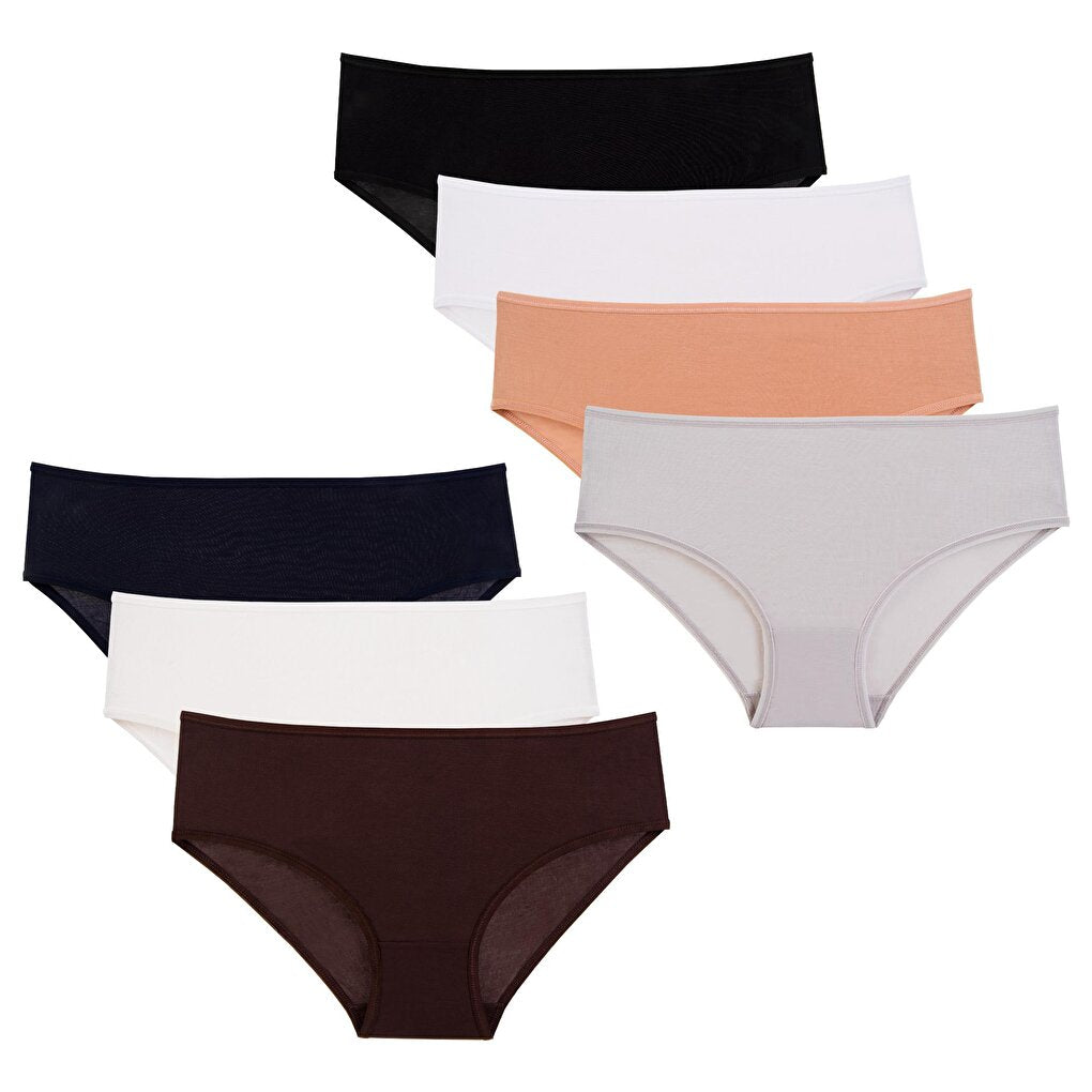 Women's Panties 7 Pack Bamboo Lycra Antibacterial